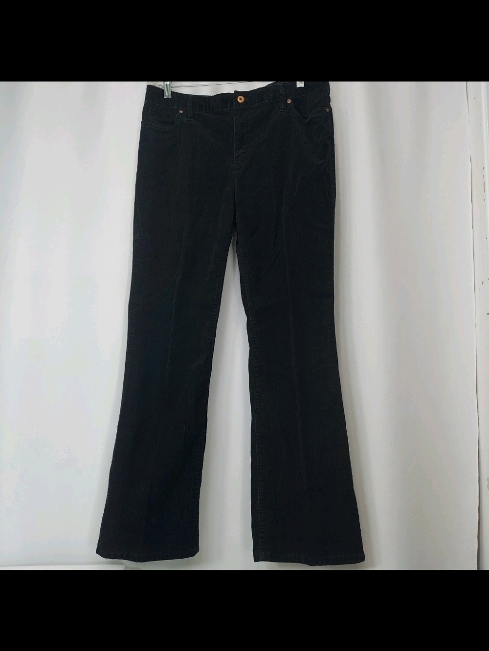 Lands' End Black Corduroy Pants